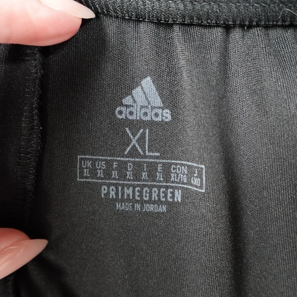 Adidas Shorts Men Extra Large Black Primegreen Soccer Athletic Striped GN2157